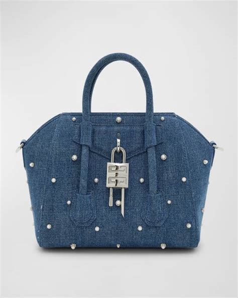 givenchy antigona mini prezzo outlet|mini antigona lock denim tote bag.